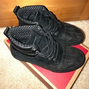 Vans black SK8-Hi Del Pato M.